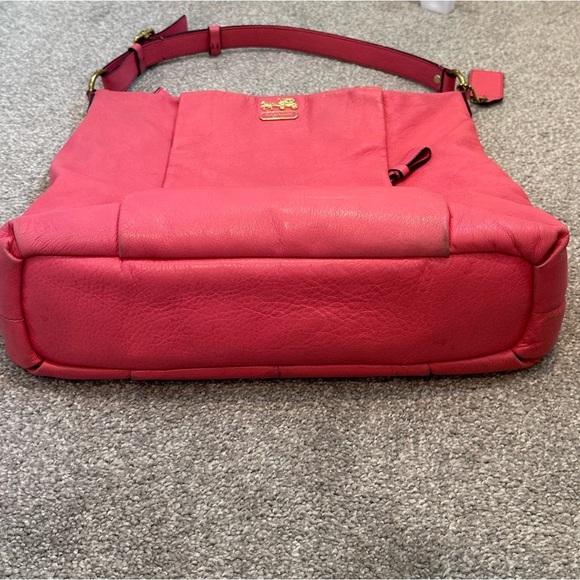Coach Pink Leather Madison Isabelle Shoulder Bag Purse 21224 - Picture 11 of 14